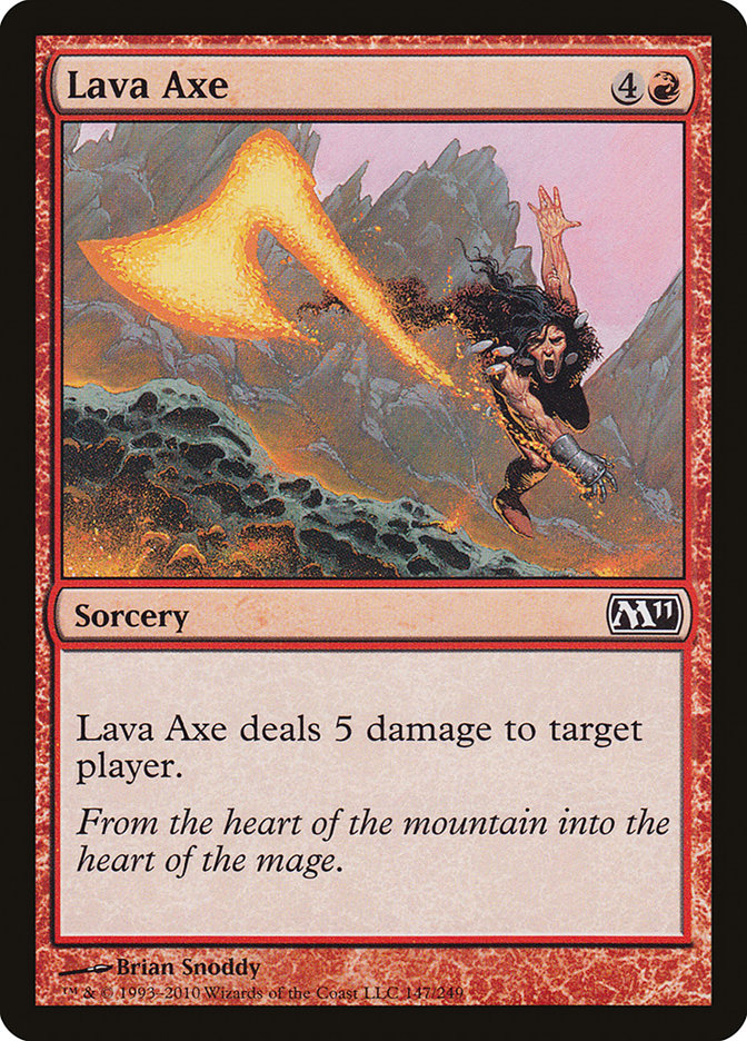 Lava Axe (147) [Magic 2011 (M11)]