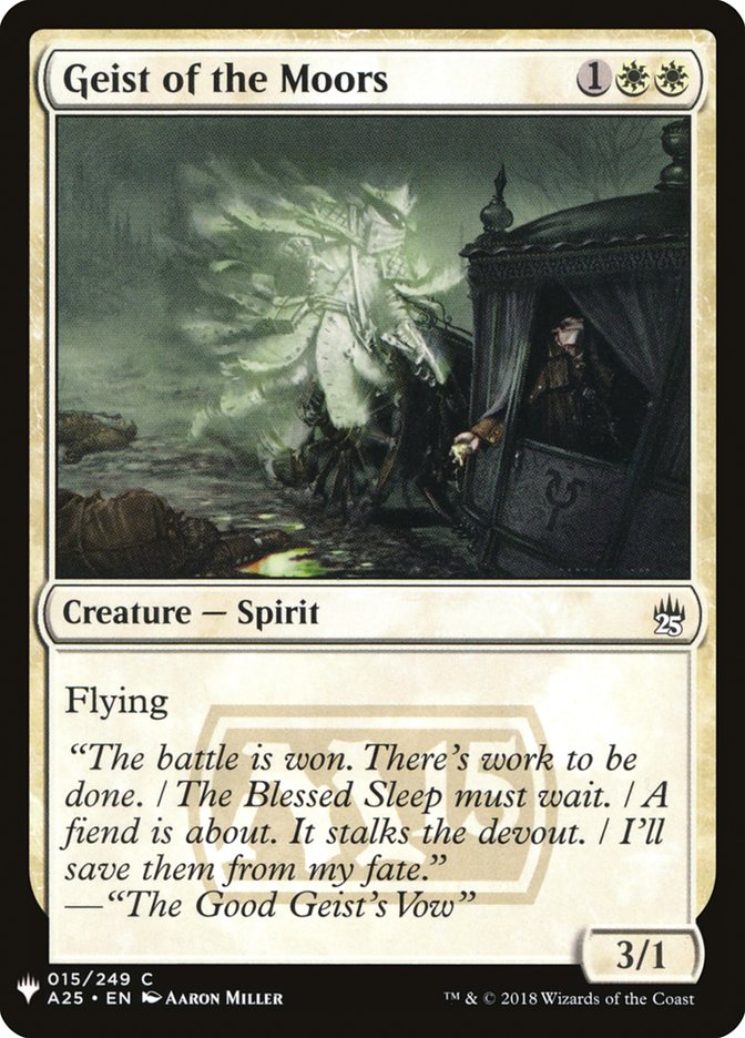 Geist of the Moors (15) [The List Reprints]