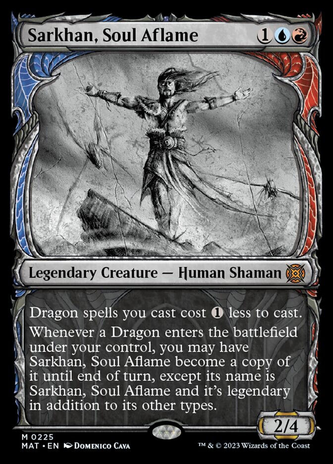 Sarkhan, Soul Aflame (Showcase Halo Foil) [March of the Machine: The Aftermath]