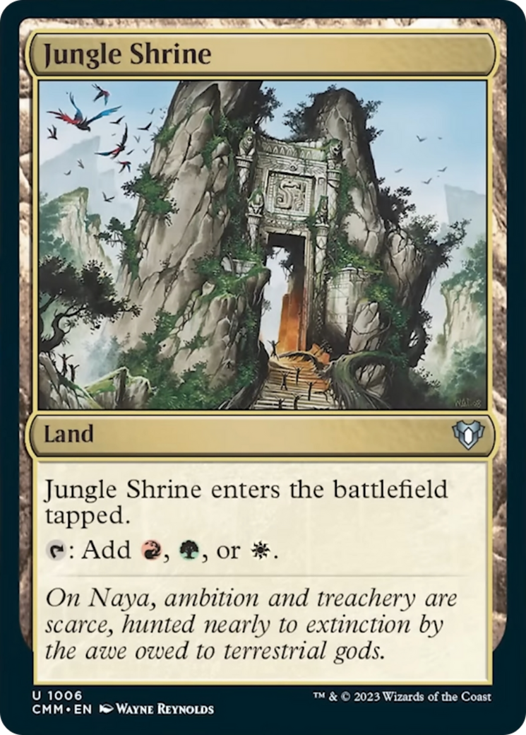 Jungle Shrine (1006) [Commander Masters]