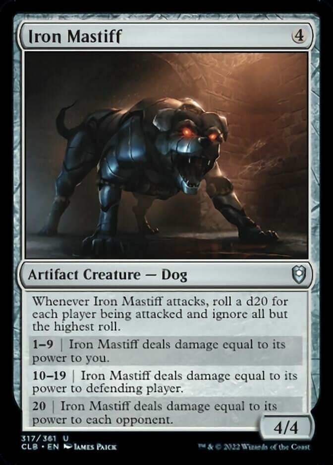 Iron Mastiff (317) [Commander Legends: Battle for Baldur's Gate]