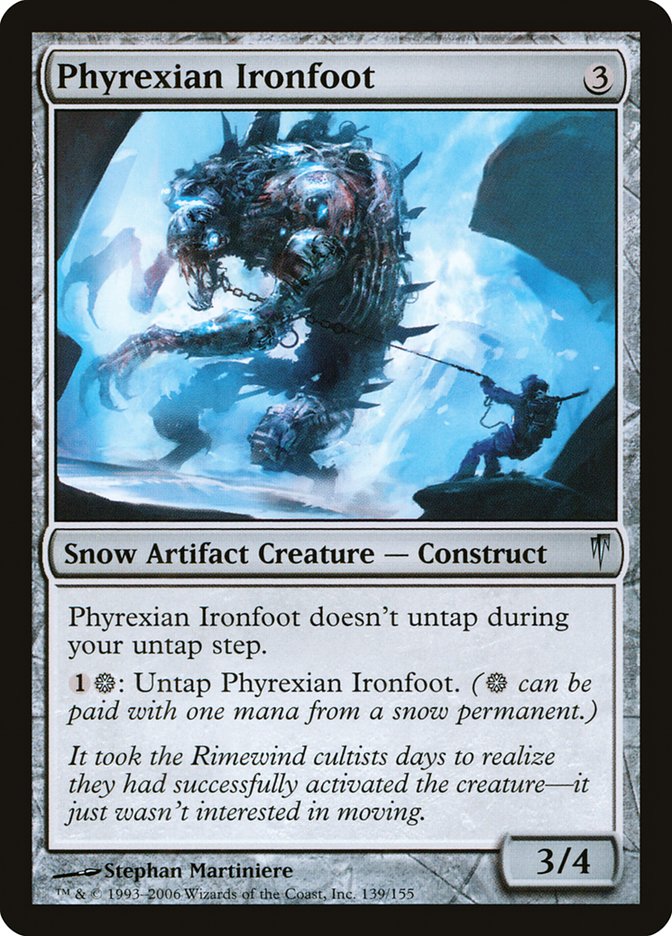 Phyrexian Ironfoot (139) [Coldsnap]