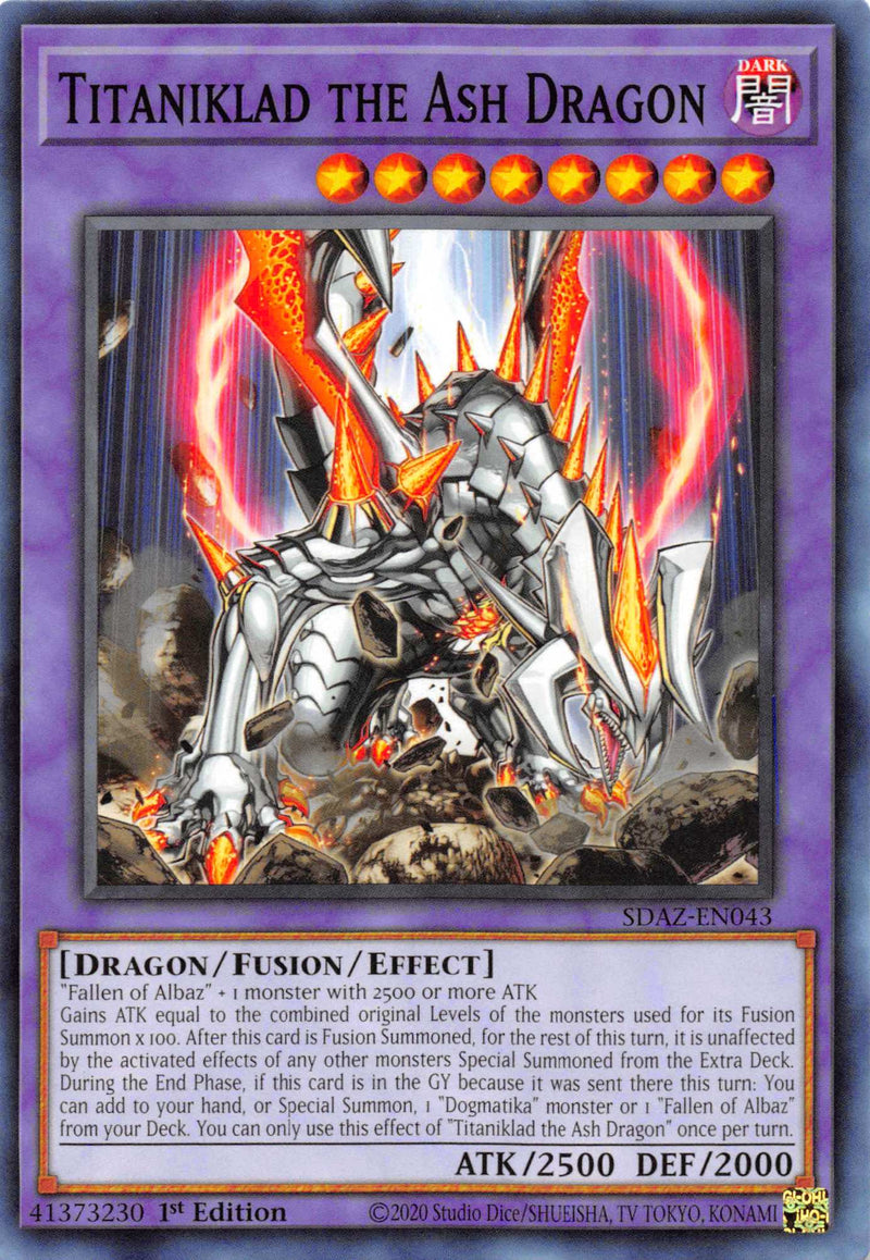 Titaniklad the Ash Dragon (SDAZ-EN043) [Structure Deck: Albaz Strike]