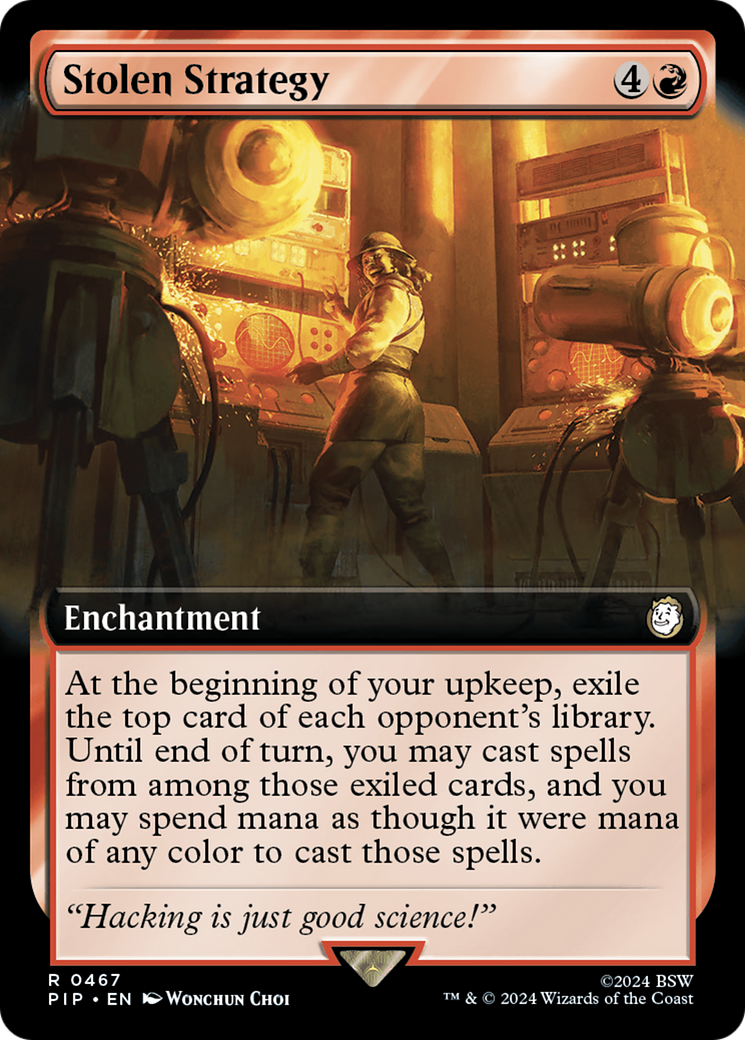 Stolen Strategy (Extended Art) (467) [Universes Beyond: Fallout]