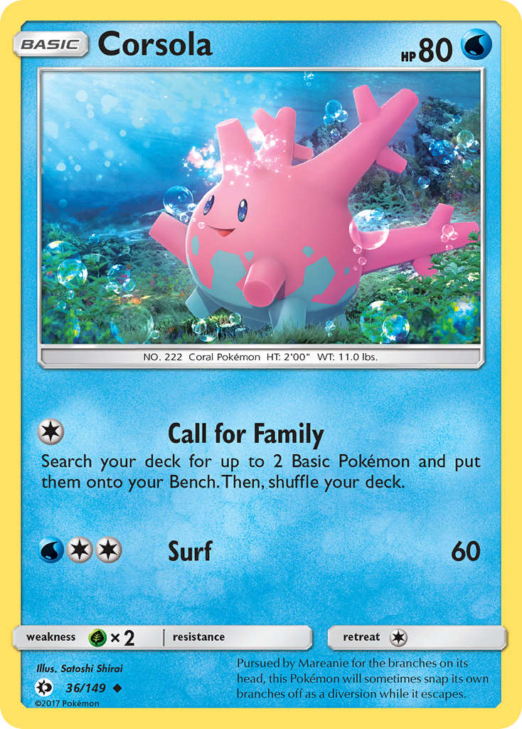 Corsola (36/149) [SM Base Set]