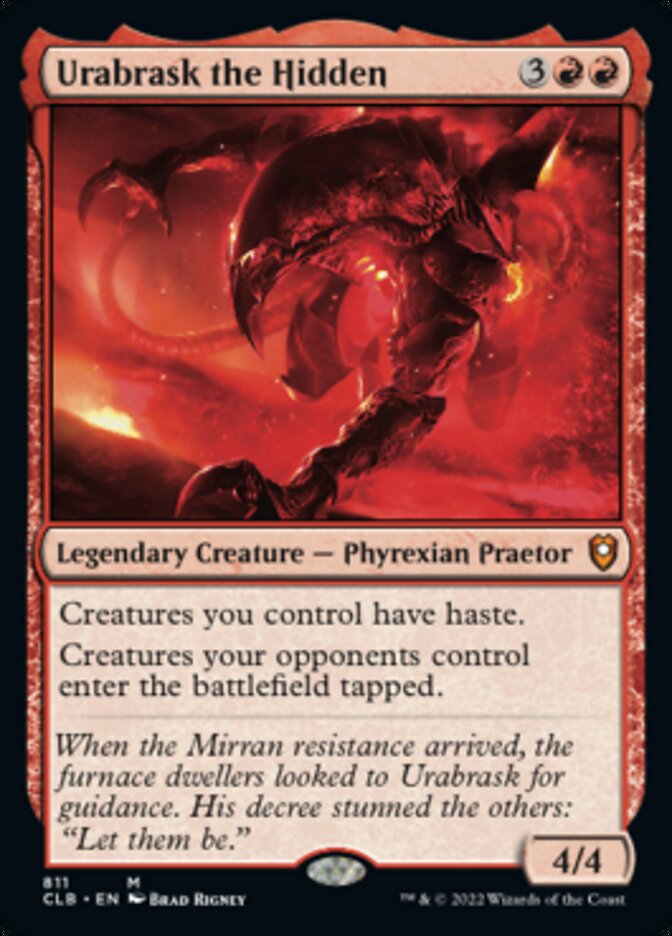 Urabrask the Hidden (811) [Commander Legends: Battle for Baldur's Gate]
