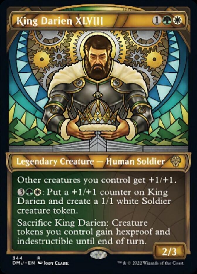 King Darien XLVIII (Textured Foil) (344) [Dominaria United]