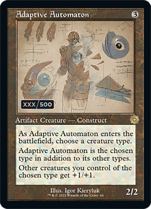Adaptive Automaton (Schematic) (Serial Numbered) (64) [The Brothers' War: Retro Frame Artifacts]