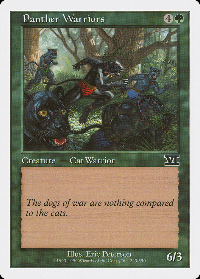 Panther Warriors (243) [Classic Sixth Edition]