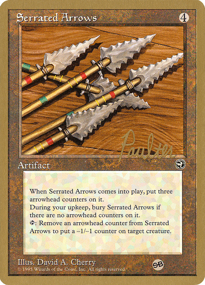 Serrated Arrows - 1996 Preston Poulter (HML) (SB) [World Championship Decks]
