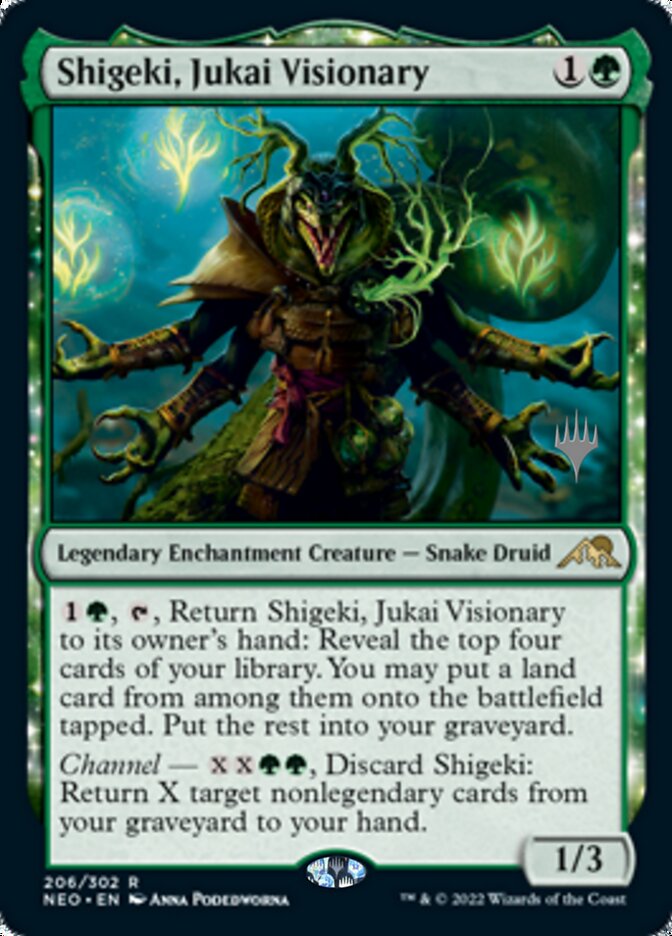 Shigeki, Jukai Visionary (206) [Promo Pack: Kamigawa: Neon Dynasty]