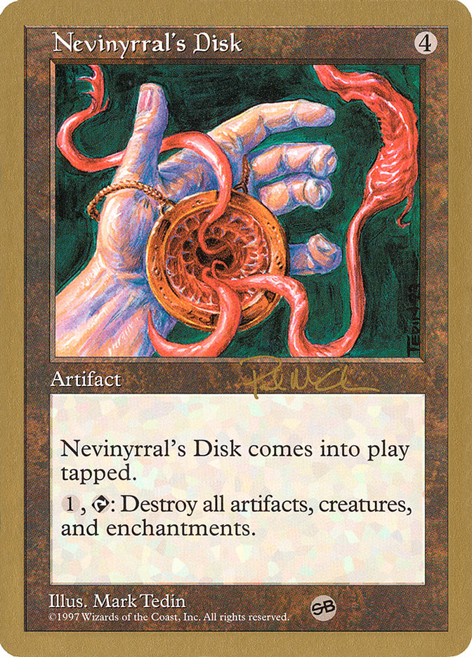 Nevinyrral's Disk - 1997 Paul McCabe (5ED) (SB) [World Championship Decks]