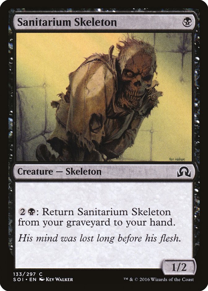 Sanitarium Skeleton (133) [Shadows over Innistrad]