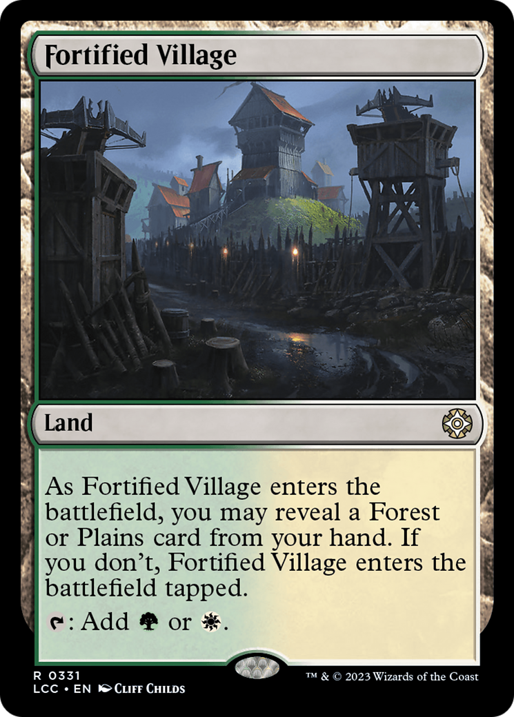 Fortified Village (331) [Commander: The Lost Caverns of Ixalan]