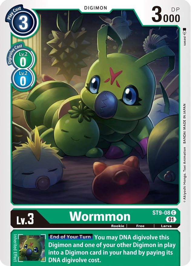 Wormmon (ST9-08 C) [Starter Deck 09: Ultimate Ancient Dragon]