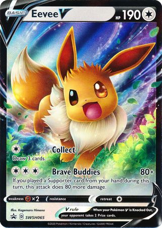 Eevee V - SWSH065 (SWSH065) [SWSH: Sword & Shield Promo Cards]