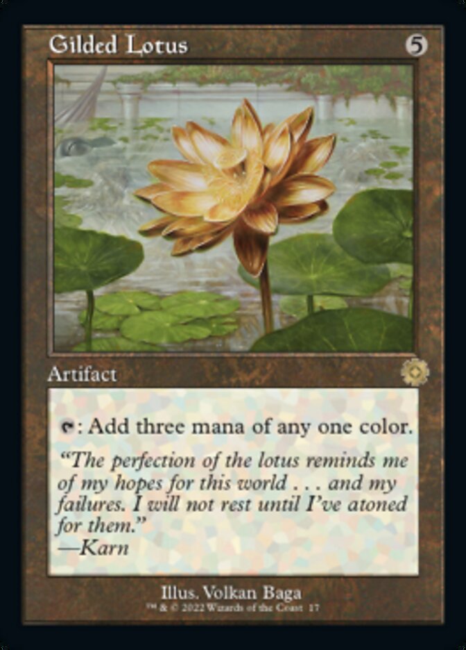 Gilded Lotus (17) [The Brothers' War: Retro Frame Artifacts]