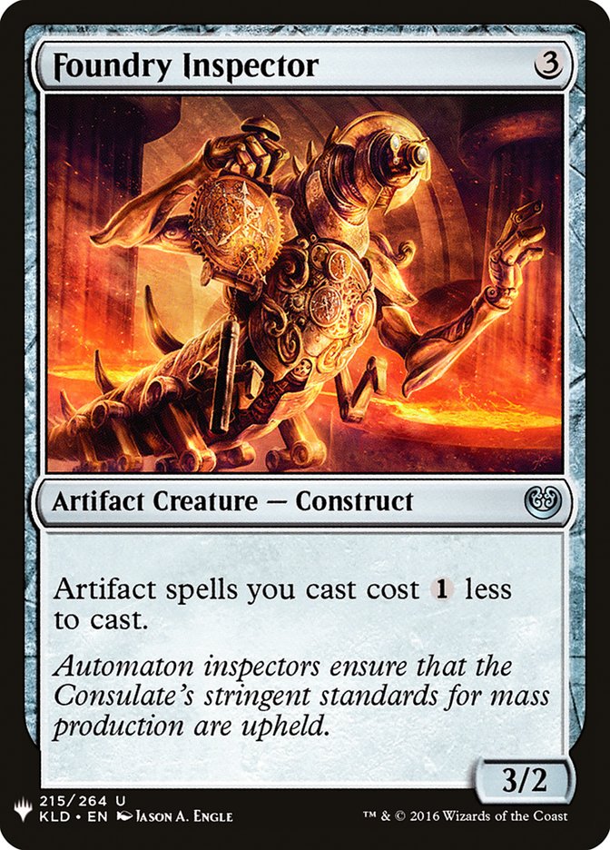 Foundry Inspector (215) [The List Reprints]