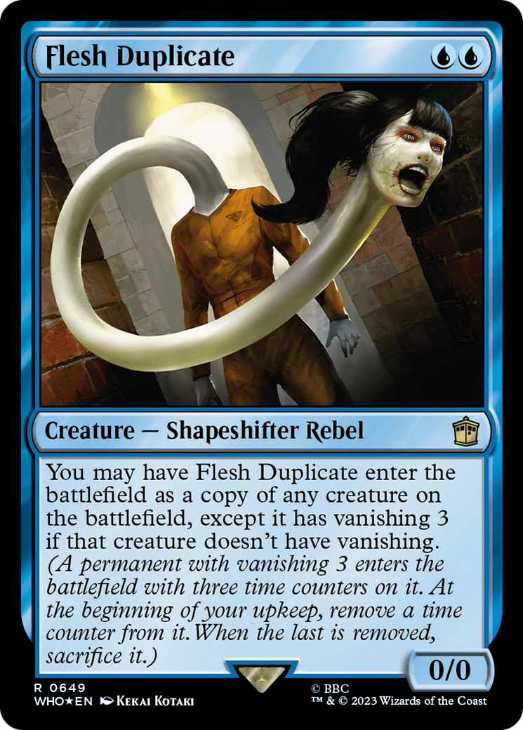 Flesh Duplicate (Surge Foil) (649) [Universes Beyond: Doctor Who]
