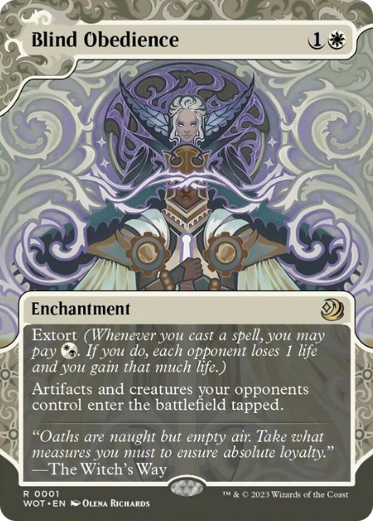 Blind Obedience (1) [Wilds of Eldraine: Enchanting Tales]