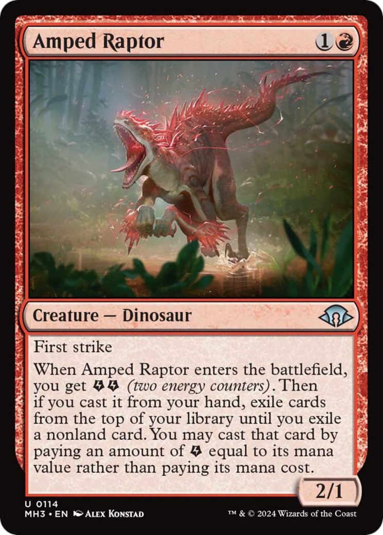 Amped Raptor (114) [Modern Horizons 3]