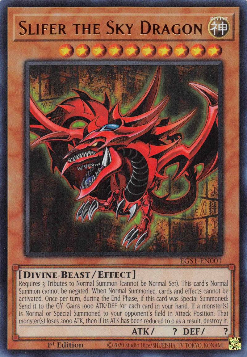 Slifer the Sky Dragon (EGS1-EN001) [Egyptian God Deck: Slifer the Sky Dragon]