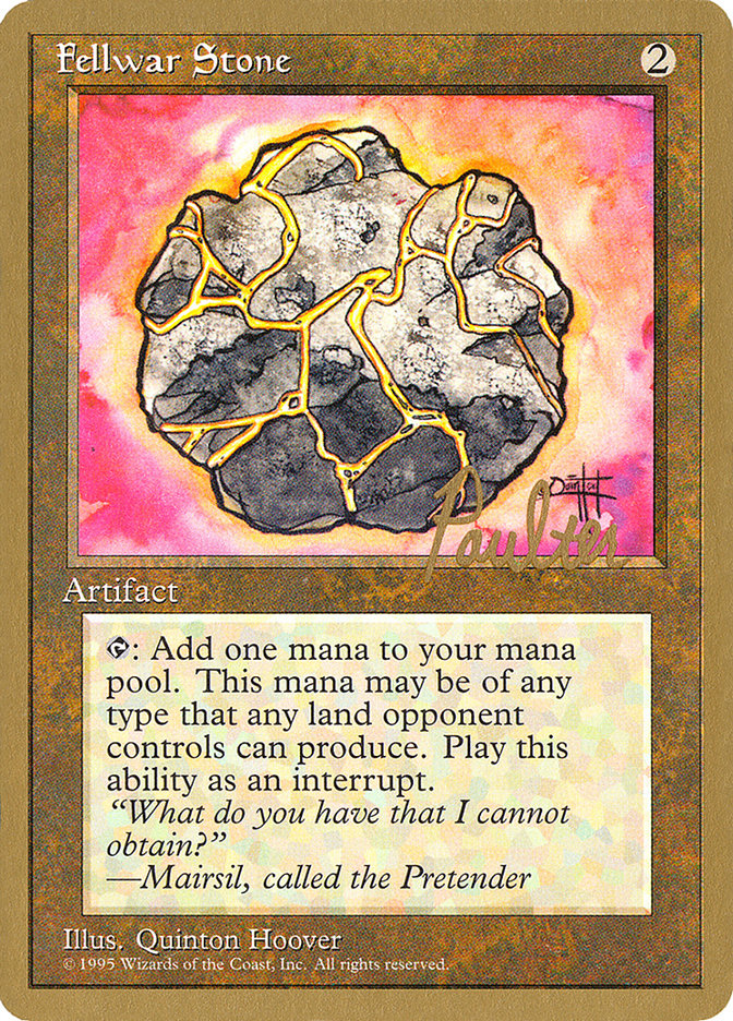 Fellwar Stone - 1996 Preston Poulter (4ED) [World Championship Decks]