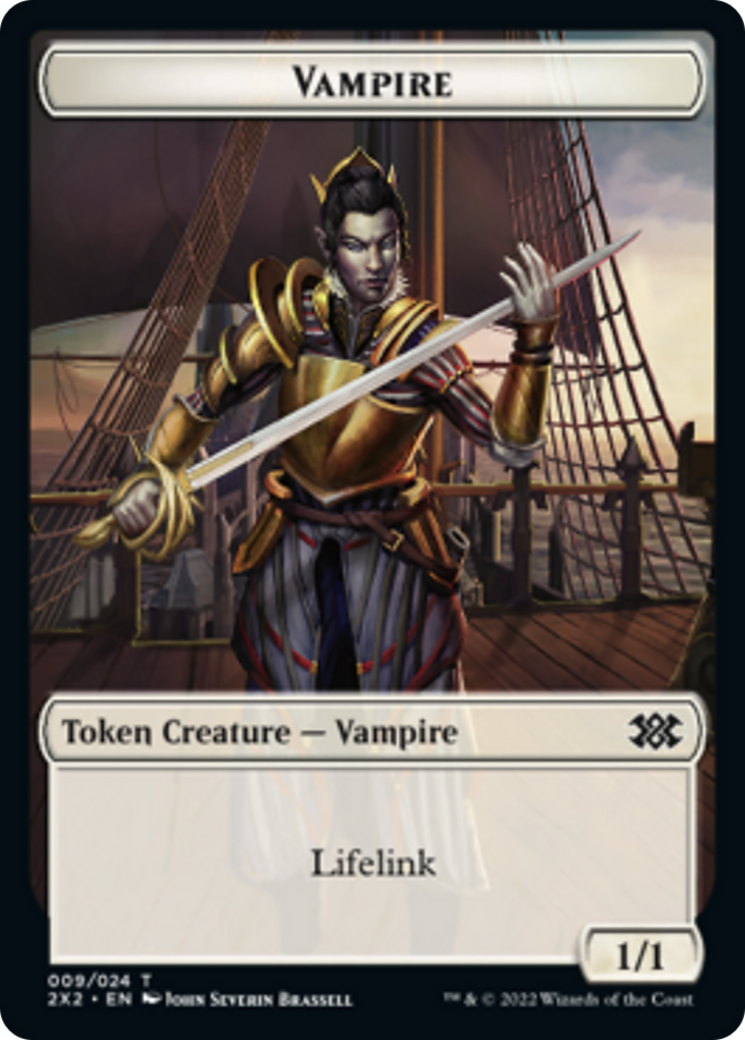 Elemental // Vampire Double-Sided Token (13 // 9) [Double Masters 2022]