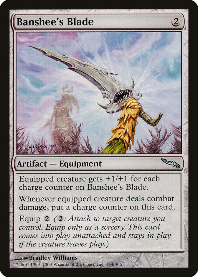 Banshee's Blade (144) [Mirrodin]