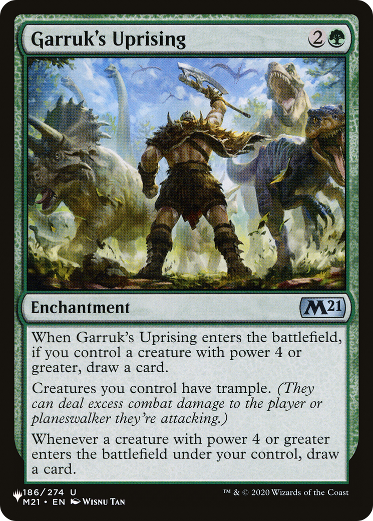 Garruk's Uprising (186/274) [The List Reprints]