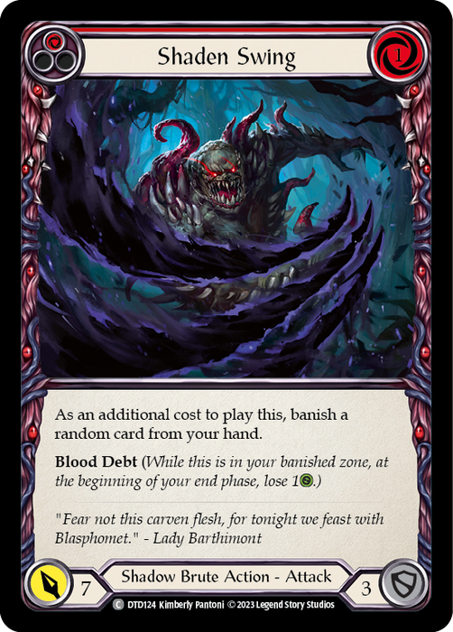 Shaden Swing (Red) [DTD124] (Dusk Till Dawn)