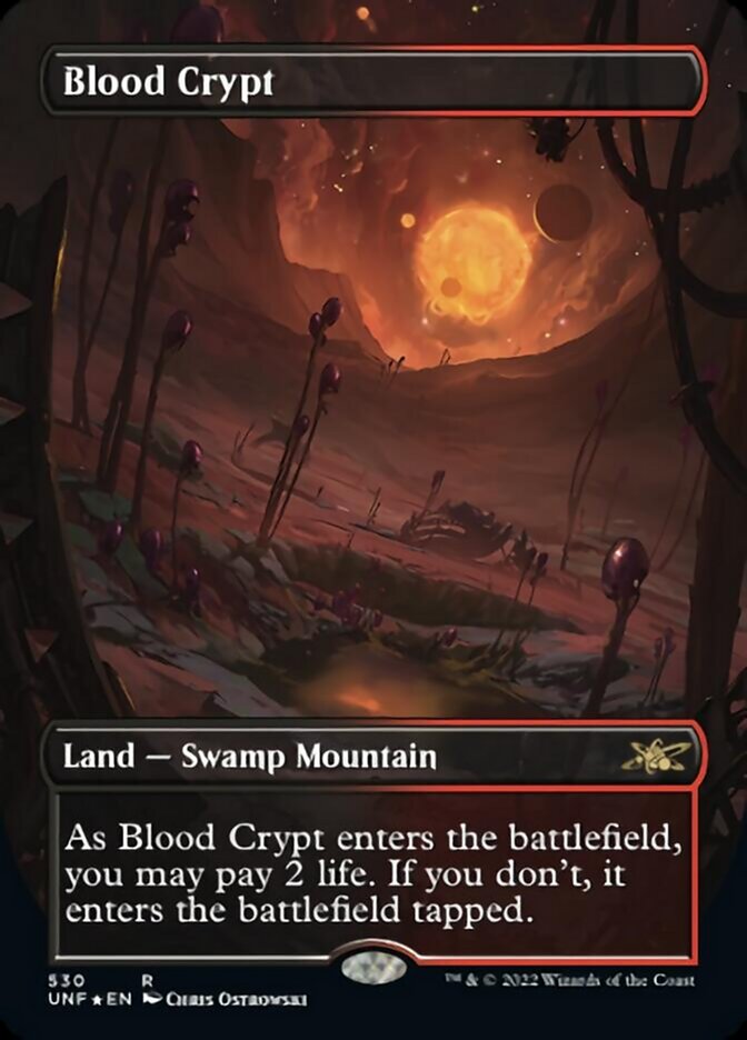 Blood Crypt (Borderless) (Galaxy Foil) (530) [Unfinity]