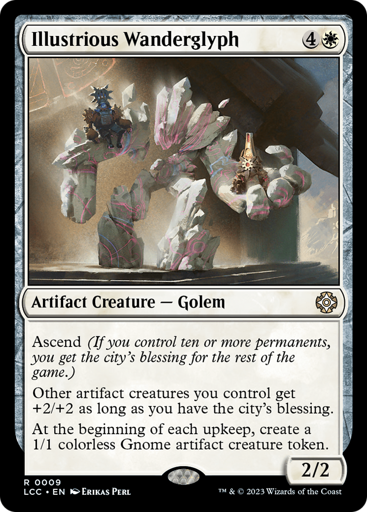 Illustrious Wanderglyph (9) [Commander: The Lost Caverns of Ixalan]