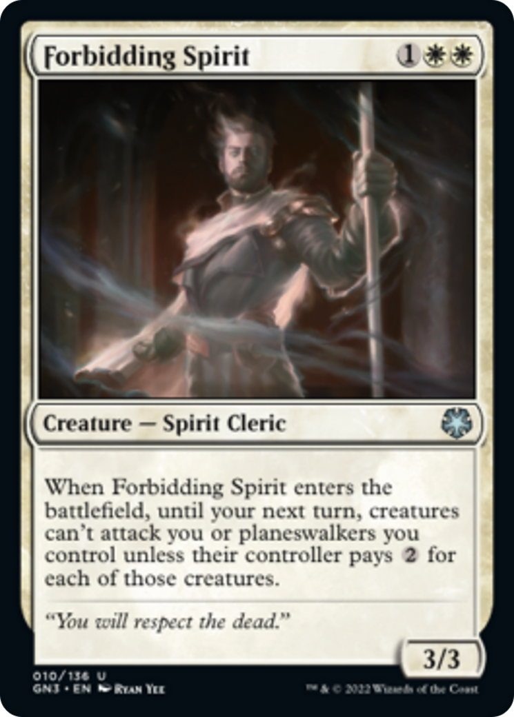 Forbidding Spirit (10) [Magic Game Night: Free-For-All]