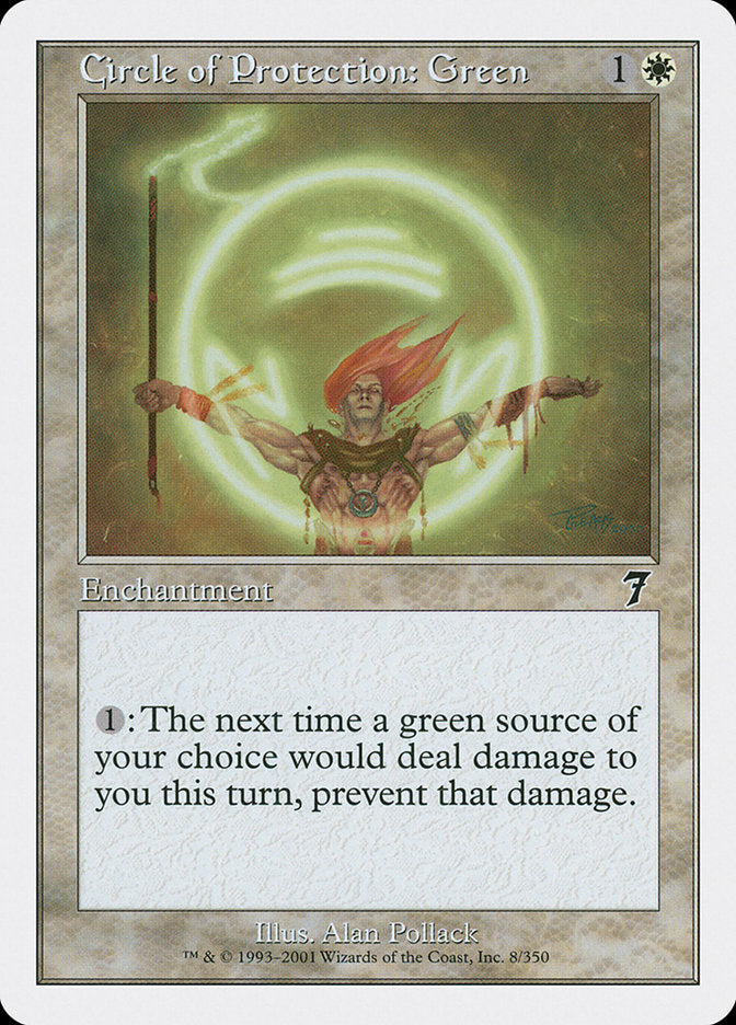Circle of Protection: Green (8) [7th Edition]