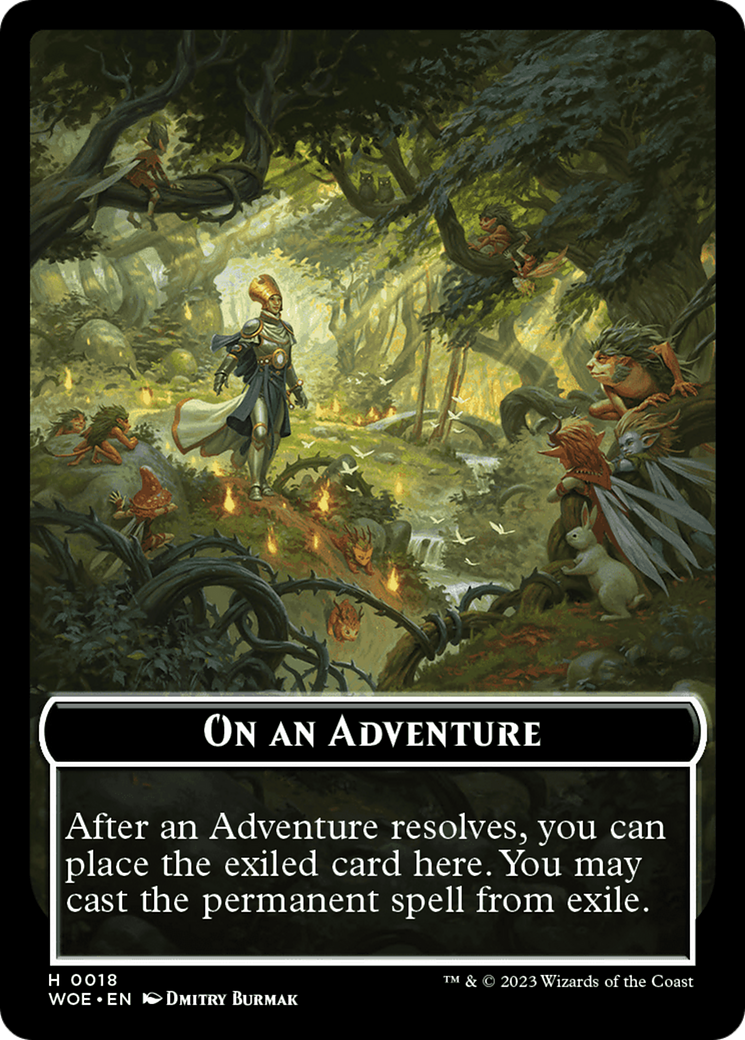 Emblem - On an Adventure (18) [Wilds of Eldraine]