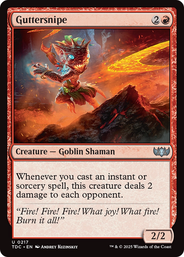 Guttersnipe (217) [Commander: Tarkir: Dragonstorm]