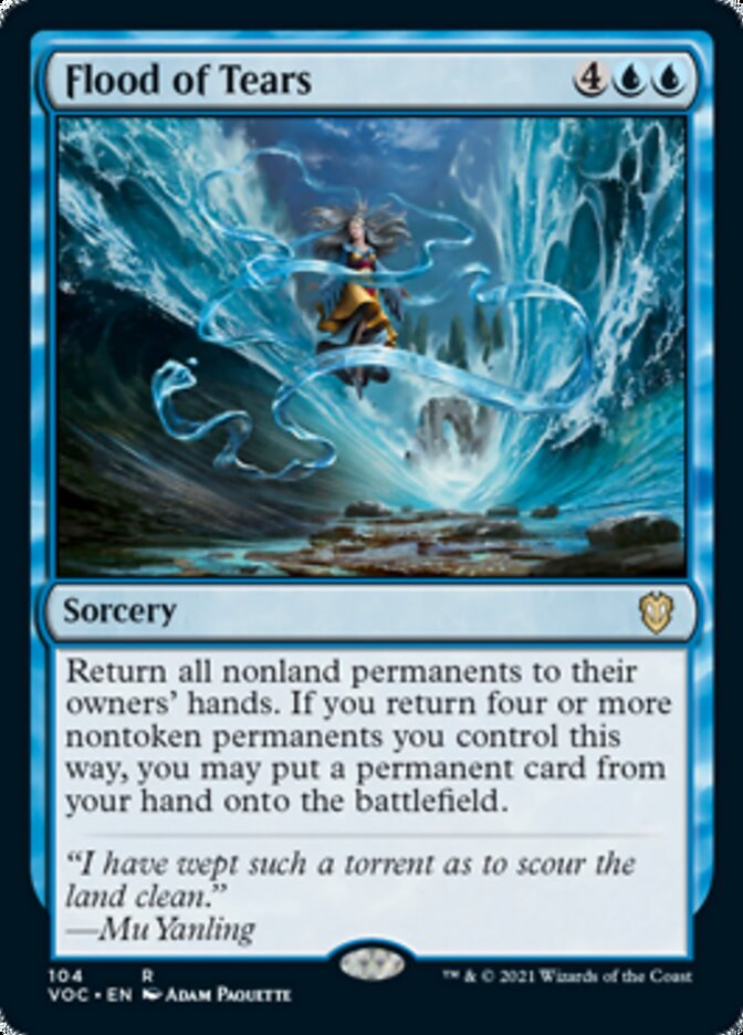 Flood of Tears (104) [Commander: Innistrad: Crimson Vow]