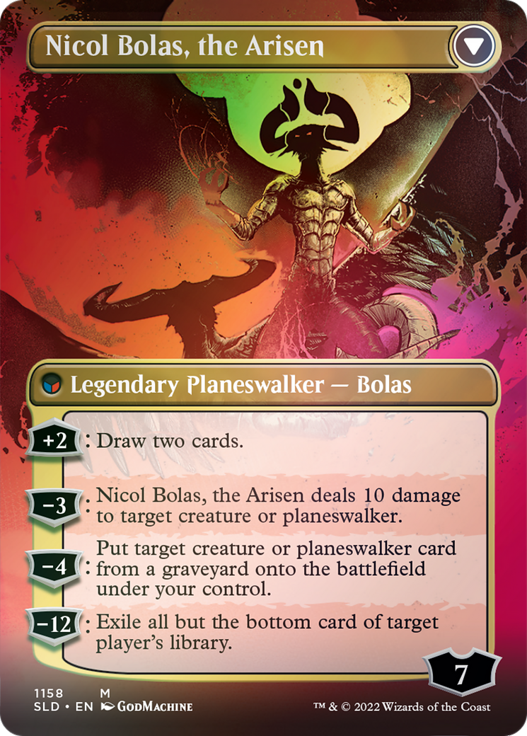 Nicol Bolas, the Ravager (Display Commander) - Thick Stock (1211) [Secret Lair Drop Series]