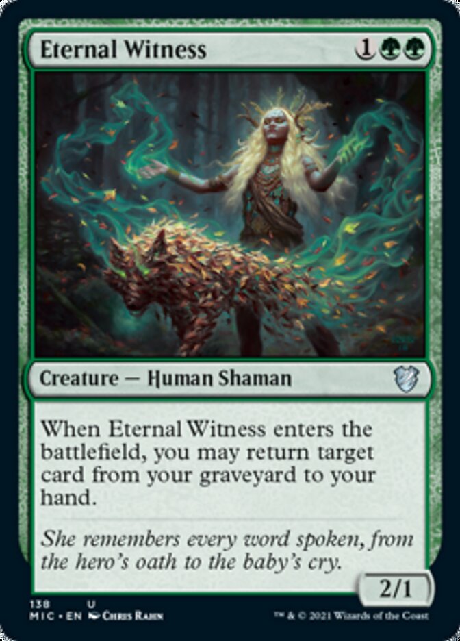 Eternal Witness (138) [Commander: Innistrad: Midnight Hunt]
