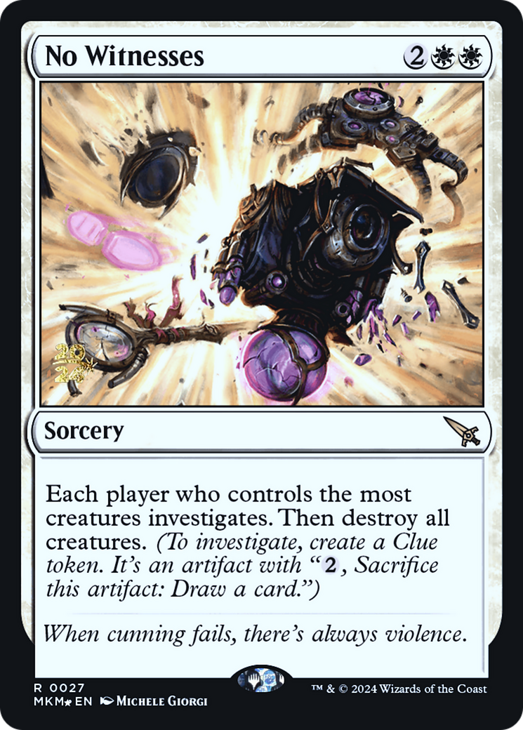 No Witnesses (27) [Prerelease Cards]