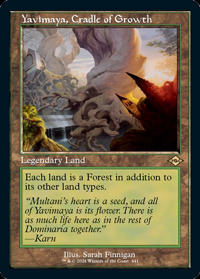 Yavimaya, Cradle of Growth (Retro Frame) (441) [Modern Horizons 2]