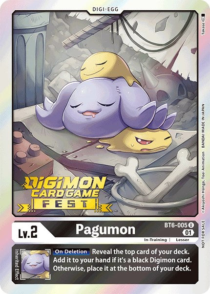 Pagumon (Digimon Card Game Fest 2022) (BT6-005 U) [Double Diamond]