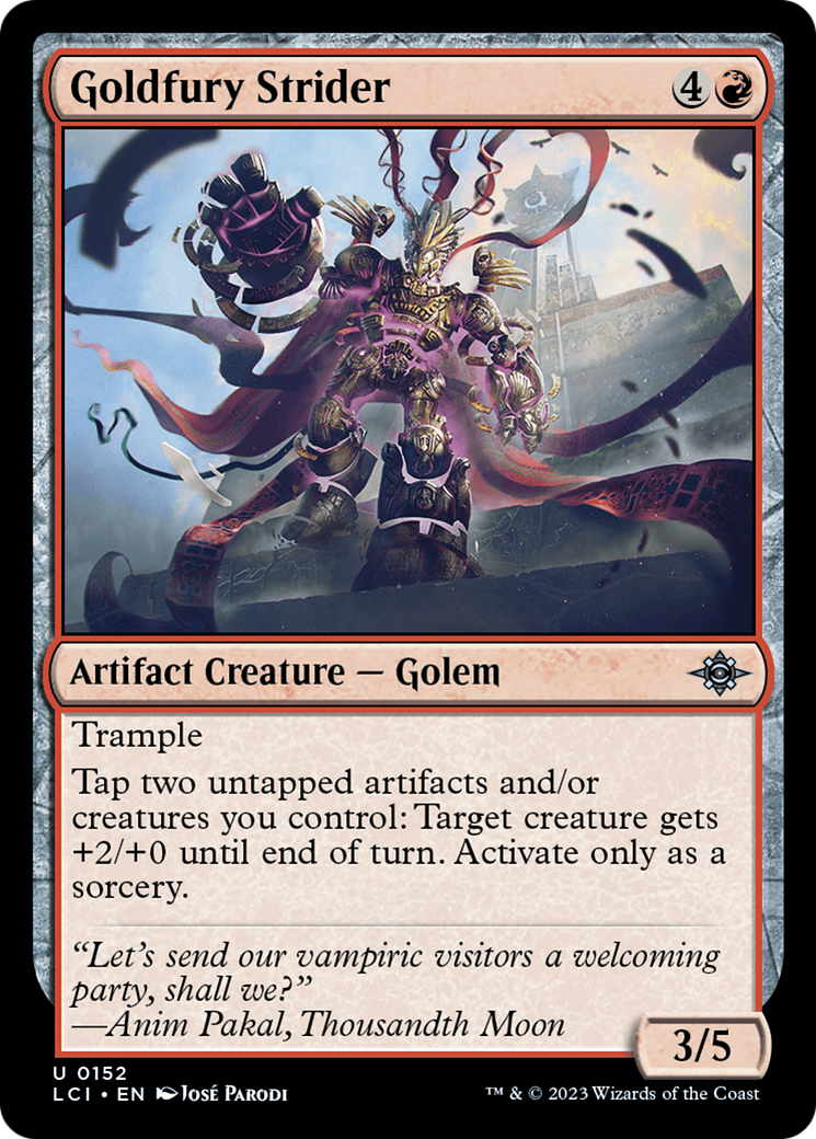 Goldfury Strider (152) [The Lost Caverns of Ixalan]