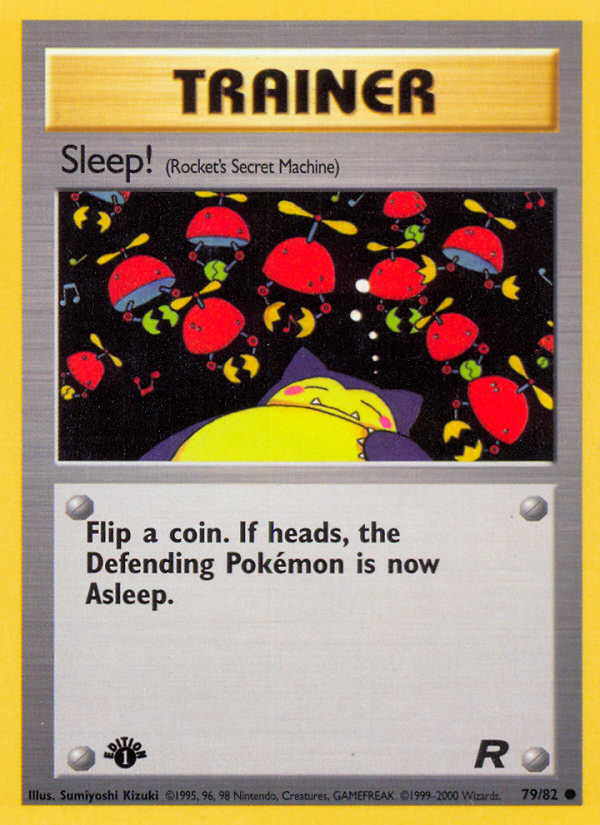 Sleep! (Rocket's Secret Machine) (79/82) [Team Rocket]