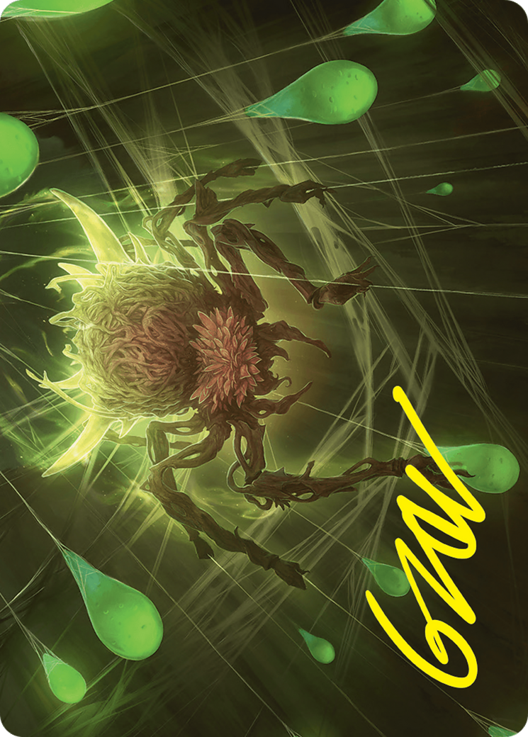 Spinner of Souls Art Card (13/54) (Gold-Stamped Signature) (13) [Art Series: Foundations]