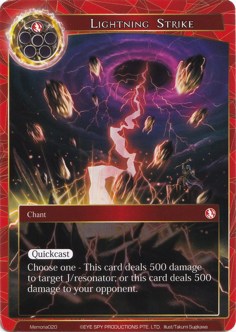 Lightning Strike - Memoria020 (Memoria020) [Alice Origin Memoria Cards]