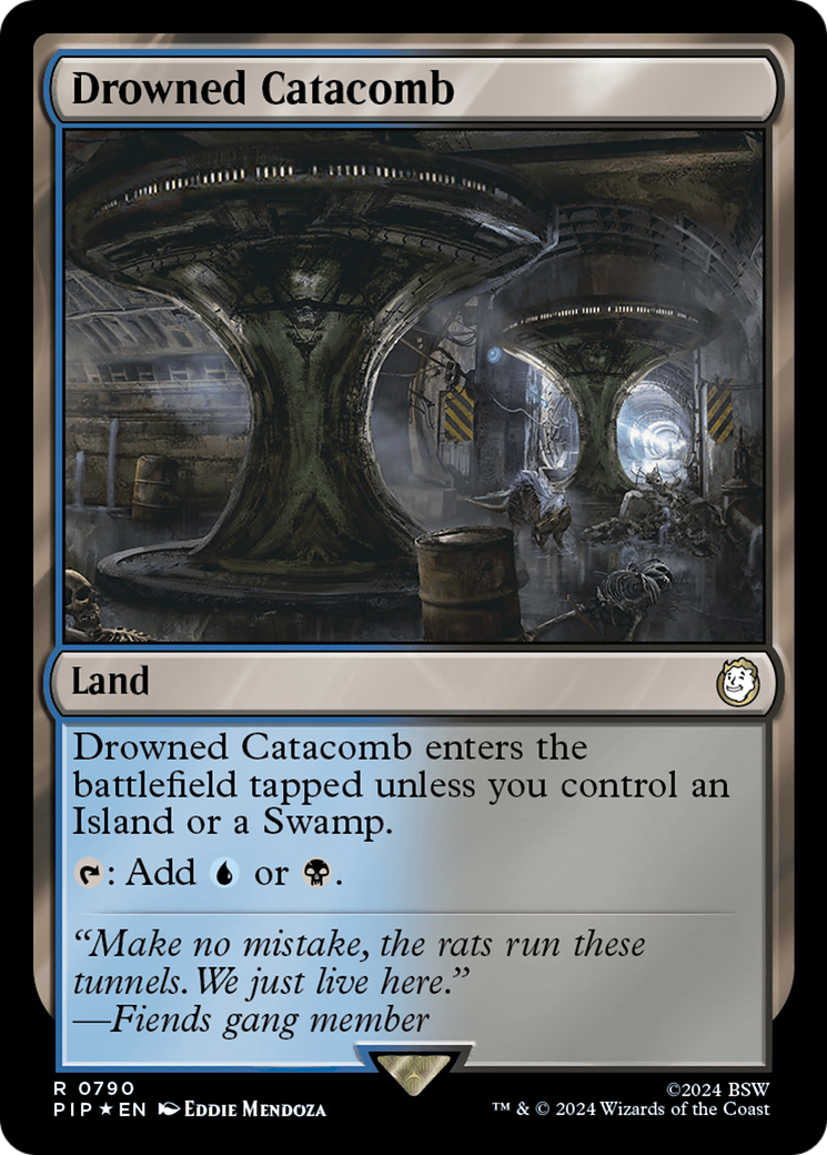 Drowned Catacomb (Surge Foil) (790) [Universes Beyond: Fallout]