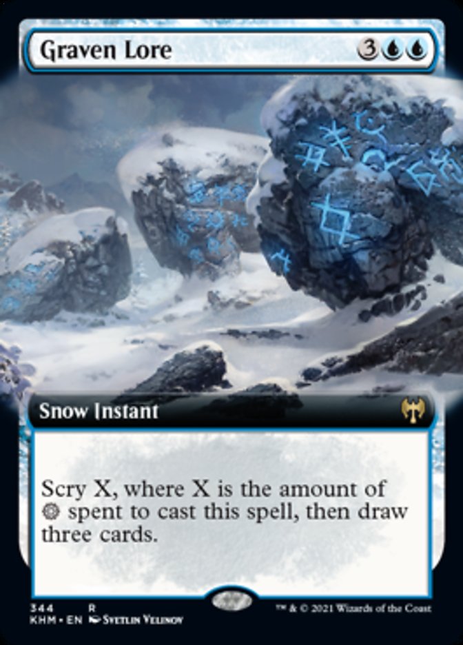 Graven Lore (Extended Art) (344) [Kaldheim]