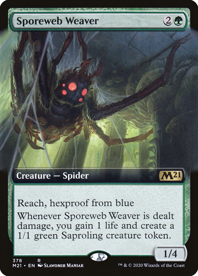 Sporeweb Weaver (Extended Art) (378) [Core Set 2021]